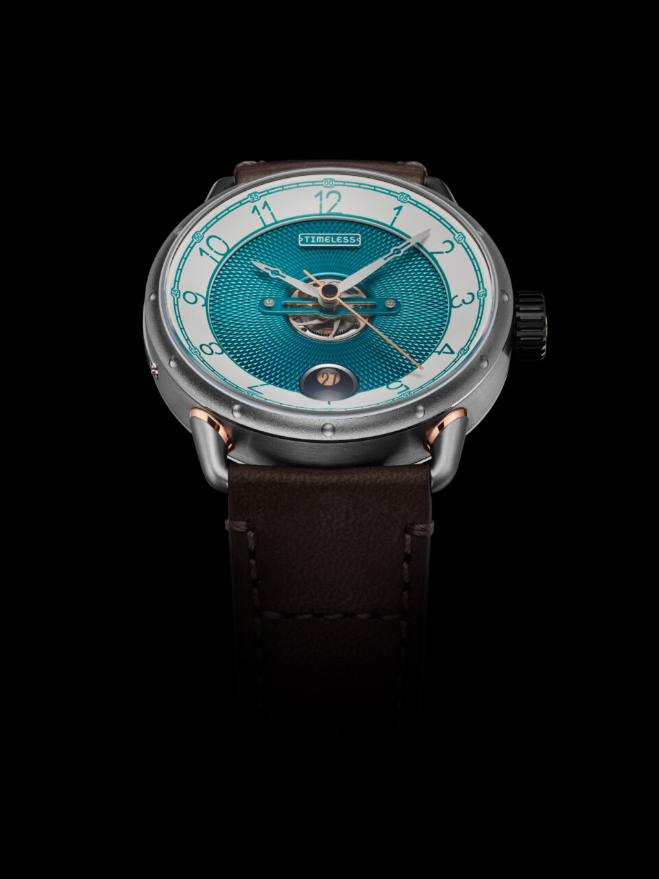Timeless HMS 001 AZUR Blue Guilloche Dial