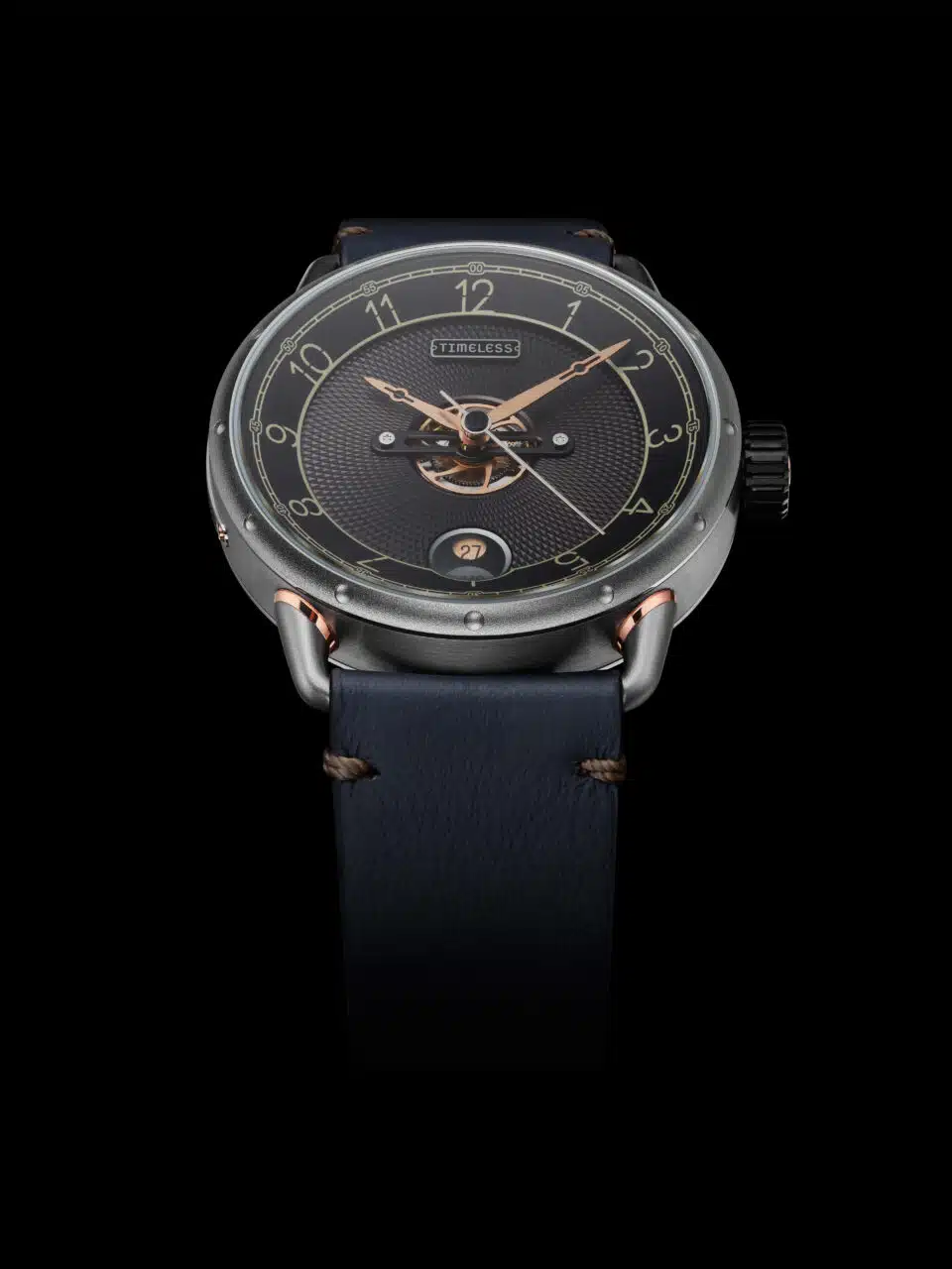 Timeless HMS 003 BK-A-BL Black Automatic Watch