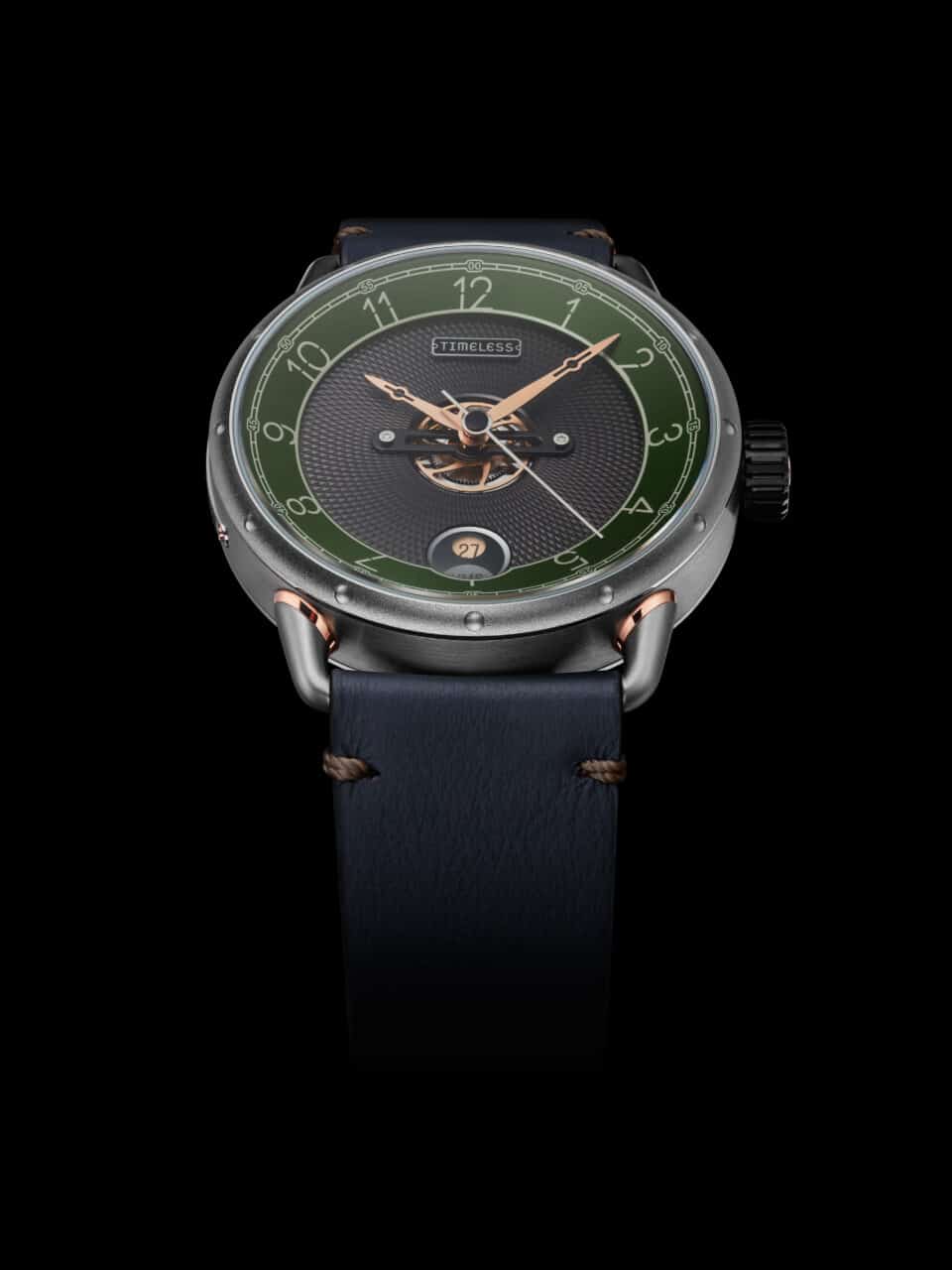 Timeless HMS 003 GR-A-BL Green Automatic Watch