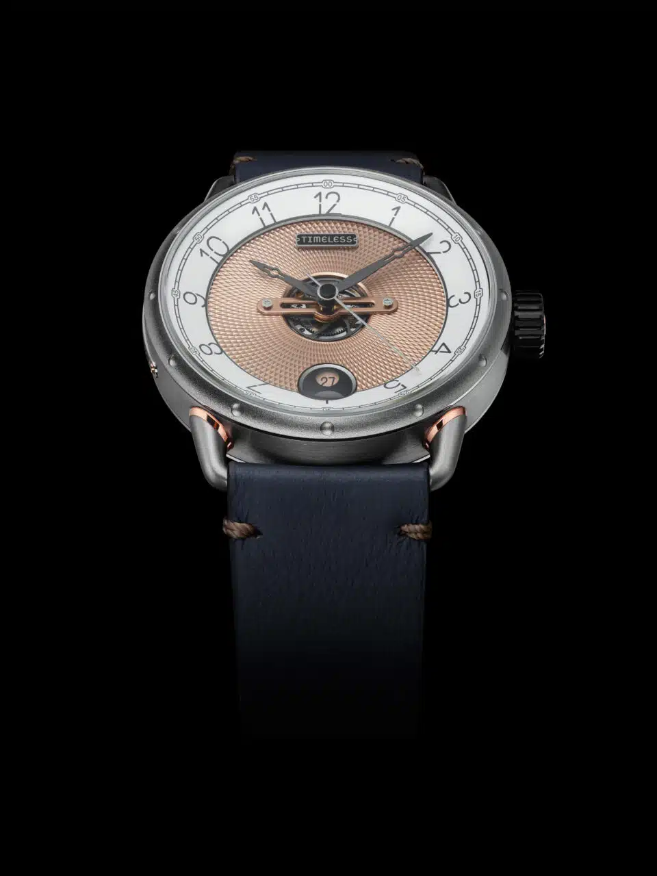 Timeless HMS 003 WH-G-BL Gold Automatic Watch