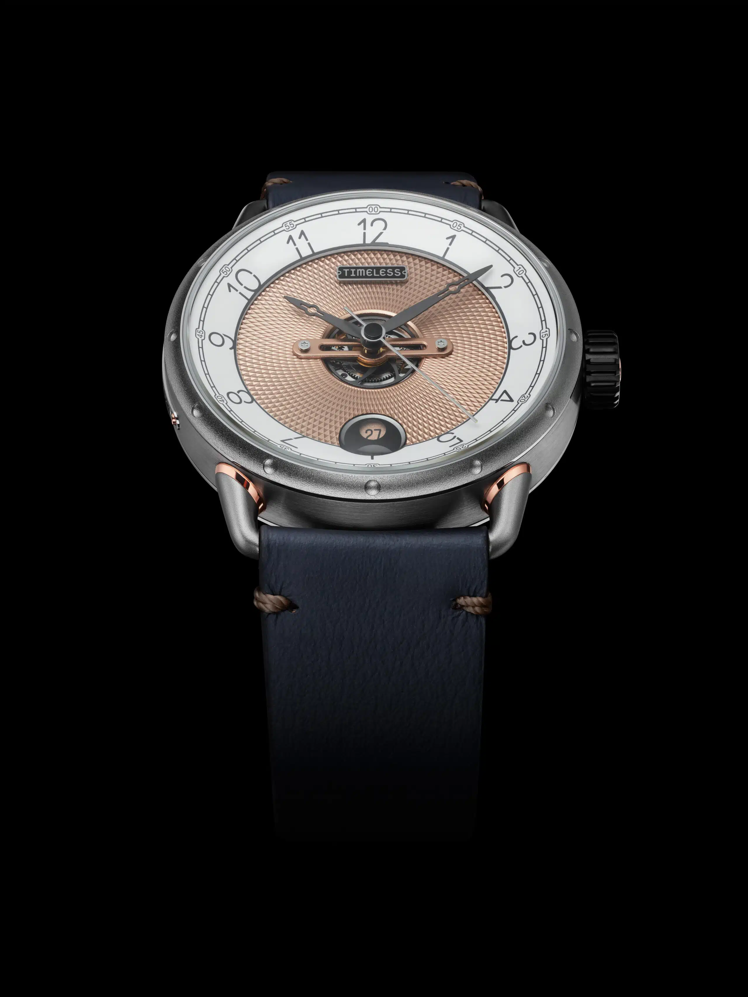 Timeless HMS 003 WH-G-BL Gold Automatic Watch