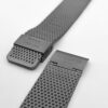 Timeless Anthracite FineMesh Bracelet Logo Detail
