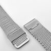 Timeless Grey FineMesh Bracelet Logo Detail