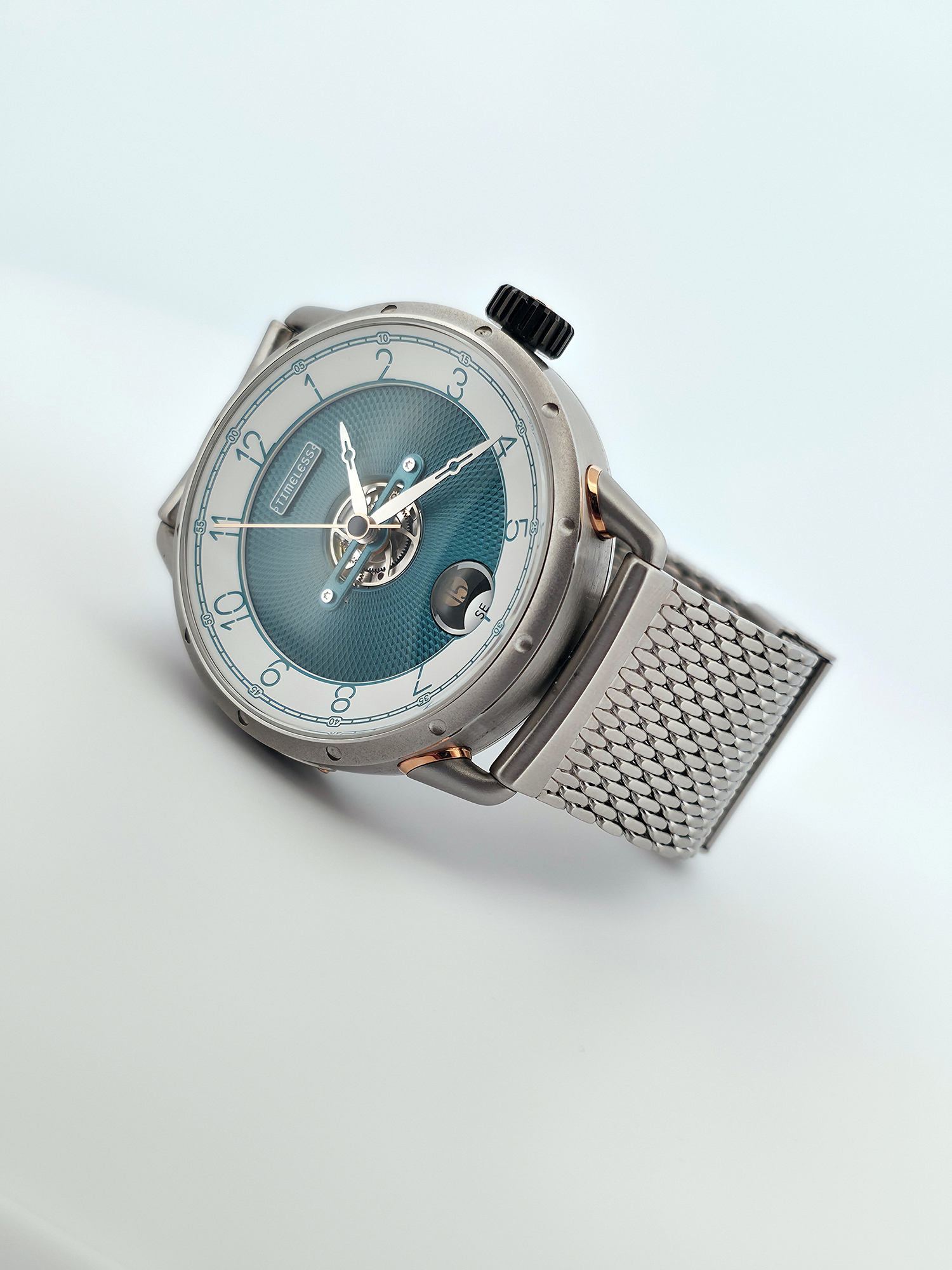 Timeless Grey FineMesh Bracelet for HMS Watches