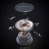 Timeless HMS 003 WH-G-BR Automatic Gold Watch